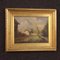 Italian Landscape, 20th-Century, Oil on Board, Framed 6