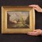 Italian Landscape, 20th-Century, Oil on Board, Framed 2