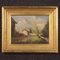 Italian Landscape, 20th-Century, Oil on Board, Framed 1