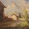 Italian Landscape, 20th-Century, Oil on Board, Framed 4