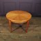 French Art Deco Low Table in Cherry Wood, Image 4