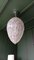 Lampada da soffitto a forma di uovo Arabesque 119 in acciaio e cristallo di Vgnewtrend, Immagine 1