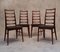 Teak Lis Chairs by Niels Koefoed for Koefoeds Hornslet, 1960s, Set of 4 1