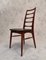 Teak Lis Chairs by Niels Koefoed for Koefoeds Hornslet, 1960s, Set of 4 9