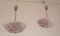Italienische Deckenlampen von Archimede Seguso, 1950er, 2er Set 3