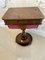 Antique Victorian Burr Walnut Freestanding Sewing Table, Image 5