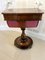 Antique Victorian Burr Walnut Freestanding Sewing Table, Image 4