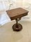Antique Victorian Burr Walnut Freestanding Sewing Table 14