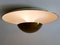Large Mid-Century Modern Flush Mount or Sconce, Germany 1960s 4