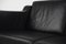 Vintage Mid-Century Scandinavian Modern Black Leather Sofa from Stouby, 1980s 10