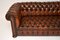 Antique Deep Buttoned Leather Chesterfield Sofa, Image 4