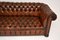 Antique Deep Buttoned Leather Chesterfield Sofa, Image 5
