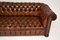 Divano Chesterfield antico in pelle, Immagine 5