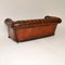 Antique Deep Buttoned Leather Chesterfield Sofa 9