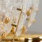 Lámparas de mesa italianas en forma de hoja de latón y cristal de Murano atribuidas a Novaresi. Juego de 2, Imagen 11