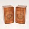 Art Deco Figured Walnut Bedside Cabinets, Set of 2 1