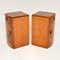Art Deco Figured Walnut Bedside Cabinets, Set of 2, Image 6