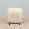 Model 269 Armchair in Natural Long Hair Sheepskin by Jindřich Halabala for UP Závody 5