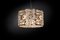 Steel & Crystal Cilindro Orrizontale Arabesque 24 Ceiling Lamp from Vgnewtrend, Image 2