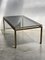 Gilt Iron and Glass Coffee or Cocktail Table by Henri Pouenat for Maison Ramsay, France, 1960s 8