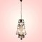 Vintage Italian Light Pendant with Murano Glass Drops 7