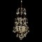 Vintage Italian Light Pendant with Murano Glass Drops 9