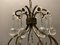 Vintage Italian Light Pendant with Murano Glass Drops, Image 6