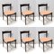 Walnut Chairs by Gianfranco Frattini for Cassina, Set of 6 1