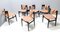 Walnut Chairs by Gianfranco Frattini for Cassina, Set of 6 6