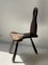 Brutalist Tripod Chair in Wood, Image 3