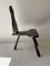 Brutalist Tripod Chair in Wood, Image 7