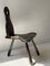 Brutalist Tripod Chair in Wood, Image 4