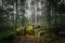 Peter Vahlersvik, Rusty Abandoned Car in Forest, Photographic Paper, Image 1