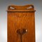 Antique English Oak Stick Stand, Image 8