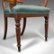 Antique English Scroll Arm Desk Chair, 1820s, Image 11