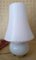 Lámpara de mesa blanca de Paolo Venini, siglo XX, Imagen 1