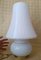 Lámpara de mesa blanca de Paolo Venini, siglo XX, Imagen 3
