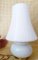 Lámpara de mesa blanca de Paolo Venini, siglo XX, Imagen 7