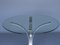 Vintage Metal & Glass Dining Table, 1960s, Image 3