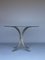 Vintage Metal & Glass Dining Table, 1960s, Image 2