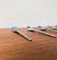 Cucchiai Mid-Century minimalisti in metallo, Danimarca, anni '60, set di 10, Immagine 24
