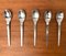 Mid-Century Danish Minimalist Metal Spoons, 1960s, Set of 10 11