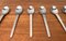 Mid-Century Danish Minimalist Metal Spoons, 1960s, Set of 10 16