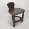 Mid-Century Wooden Chair & Table, 1950s, Set of 2, Image 12