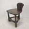 Mid-Century Wooden Chair & Table, 1950s, Set of 2, Image 11