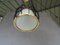 Italian White Opaline Glass Cage Ceiling Lamp, 1950s 10