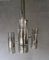 Mid-Century Chromed Spring Chandelier, 1970s 6