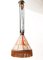 Amsterdam School Stained Glass Pendant by H.C. Herens for New Honsel 3