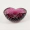 Cuenco o cenicero Bullicante de cristal de Murano en forma de corazón, años 60, Imagen 4