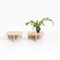 Travertine Side Tables by P. A. Giusti & E. Di Rosa for Up & Up, Set of 2 3